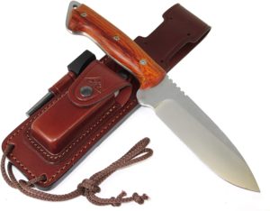 CELTIBERO Messer für Bushcraft Survival Camping Gürtelmesser Jagdmesser Überlebensmesser